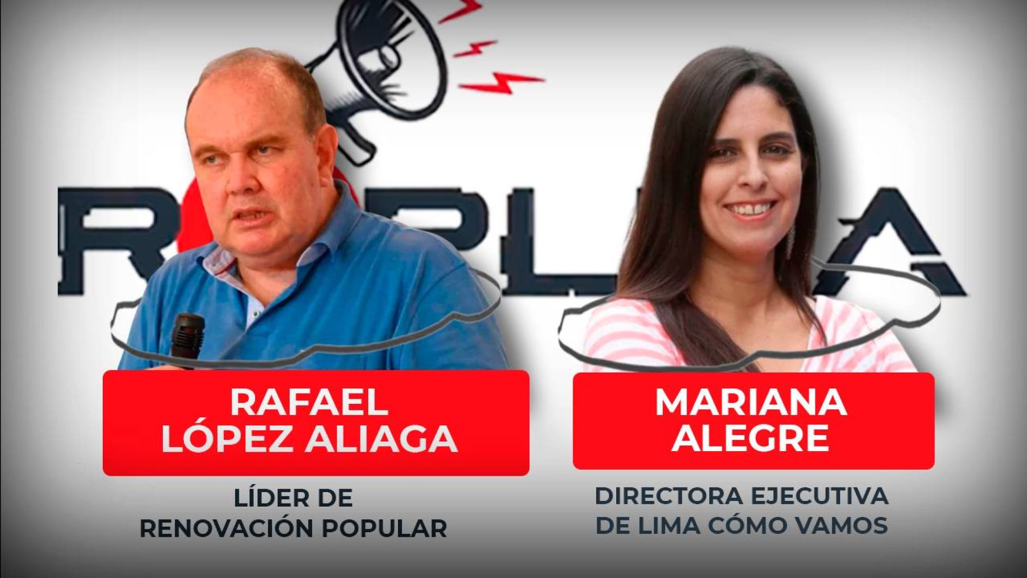 Esta noche en Réplica: Rafael López Aliaga y Mariana Alegre, Epicentro TV