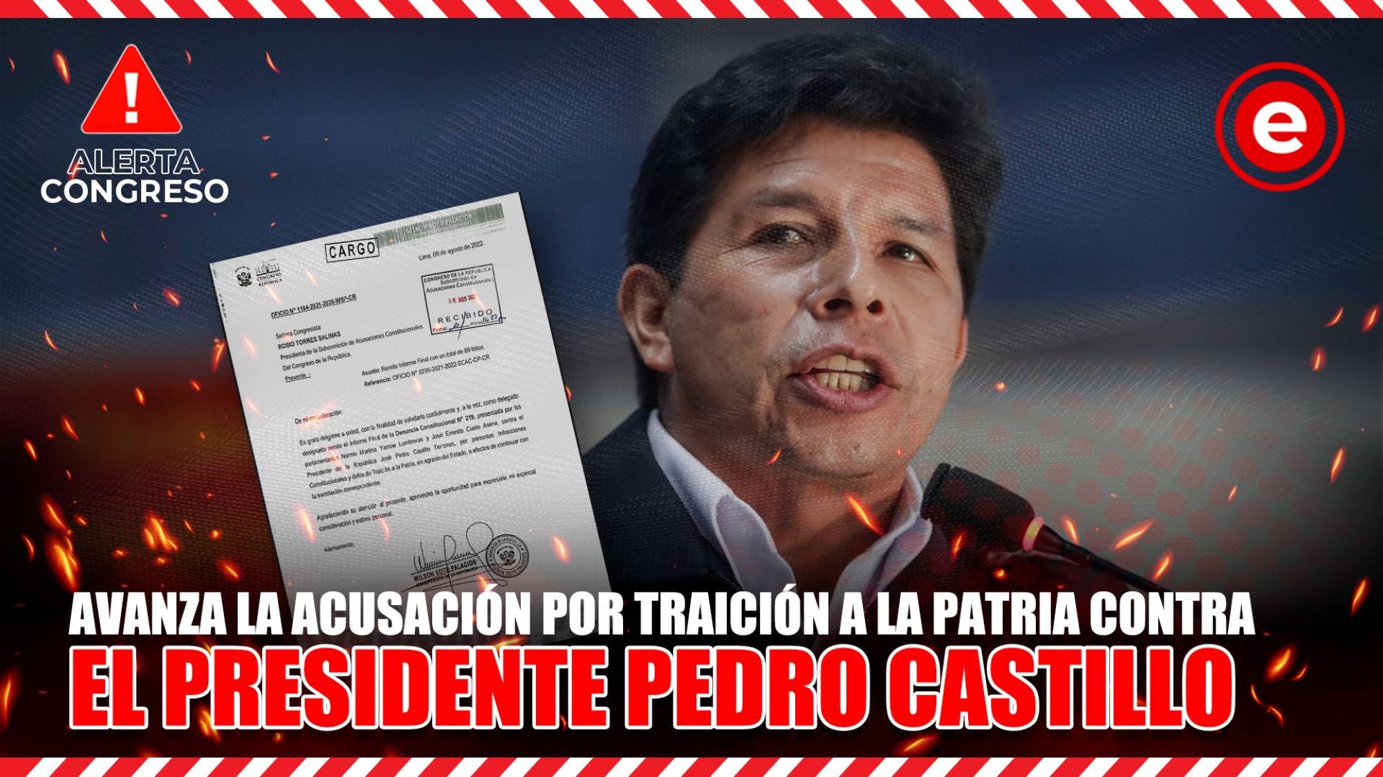 Alerta Congreso | Avanza la acusación por traición a la patria contra el presidente Castillo, Epicentro TV