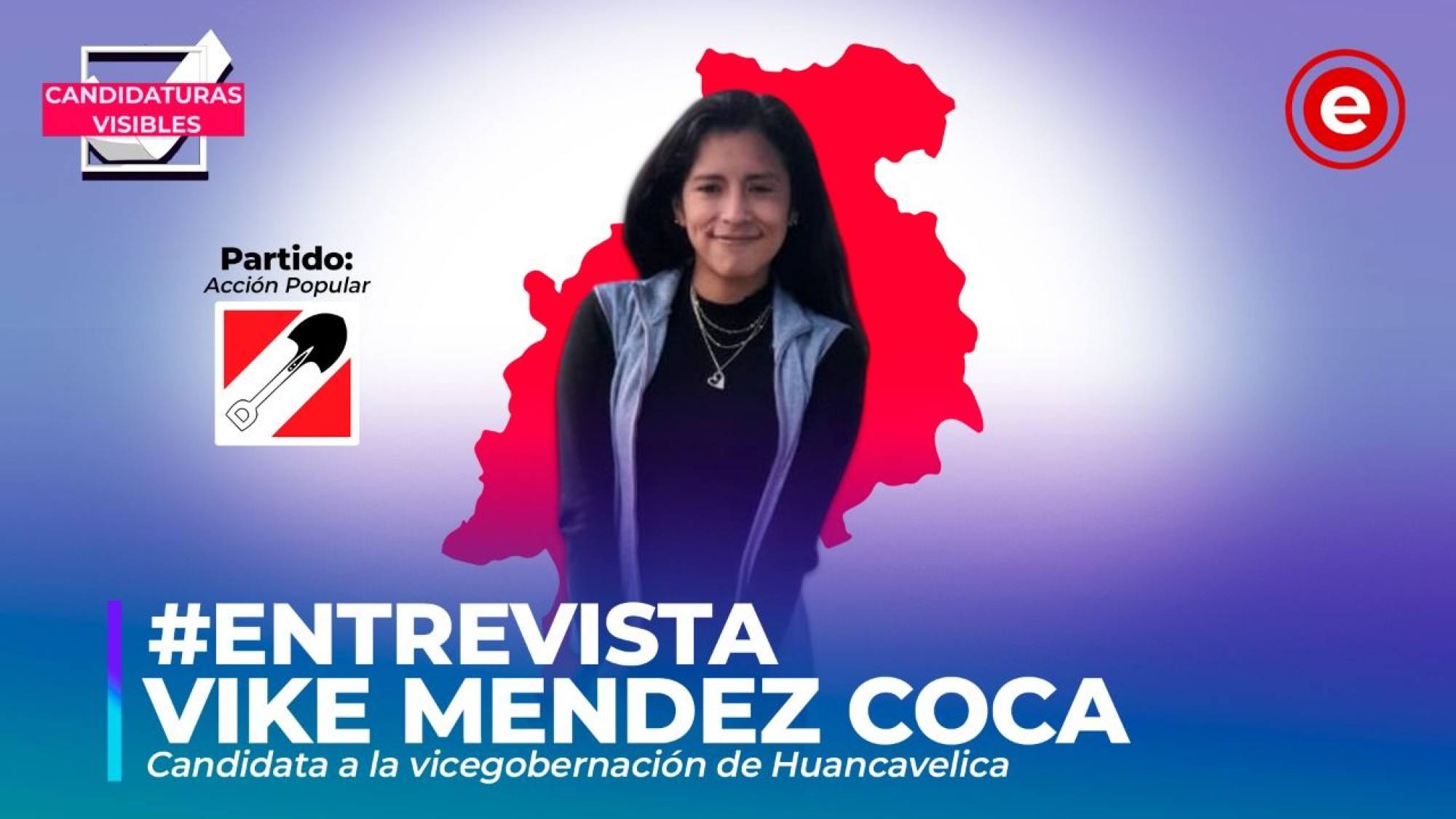 Vike Mendez, candidata a la vicegobernación de Huancavelica por AP, Epicentro TV