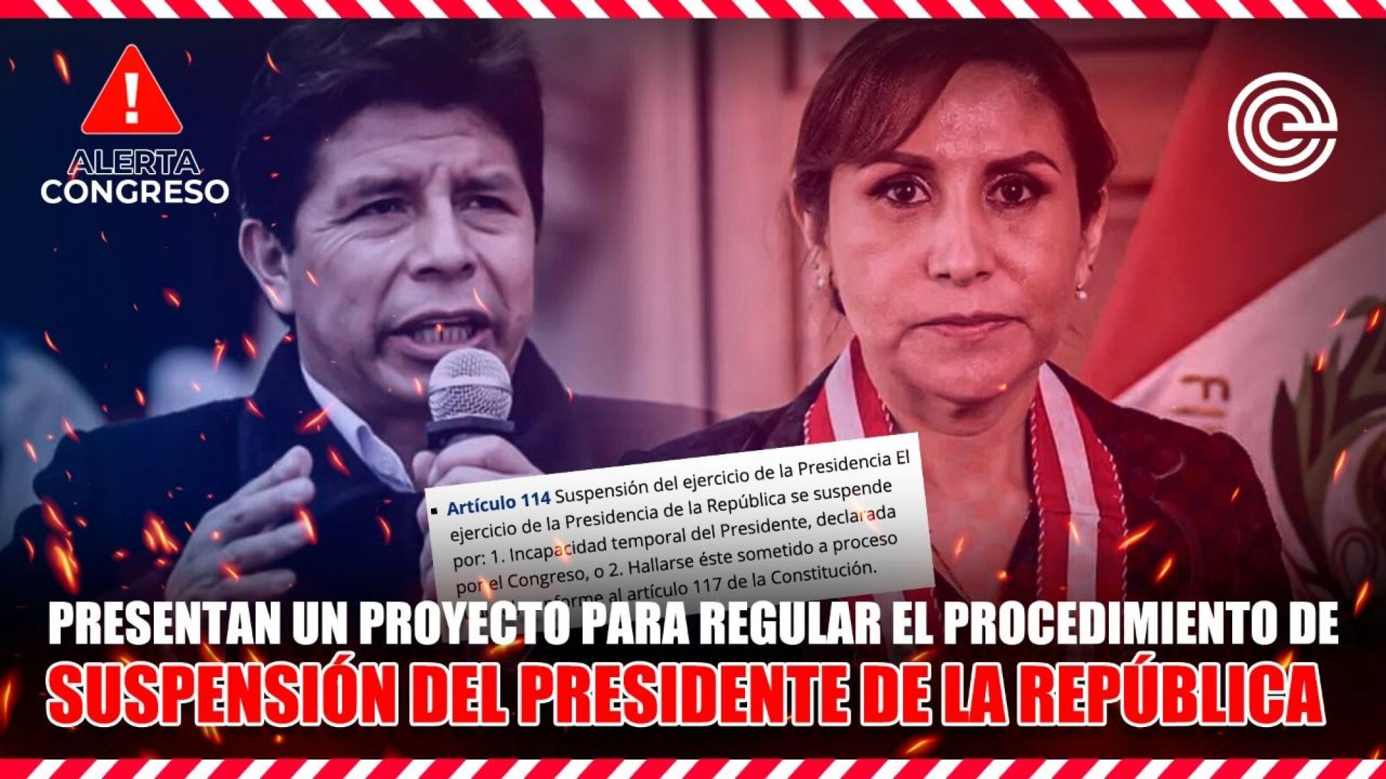 Alerta Congreso | Presentan un proyecto para regular el procedimiento de suspensión del presidente, Epicentro TV