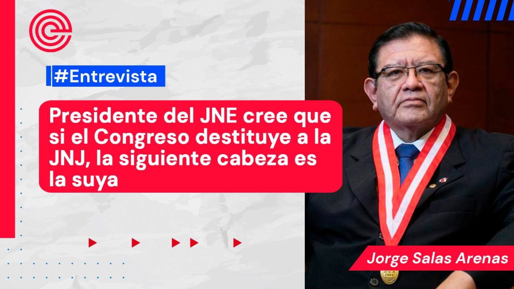 Jorge Salas Arenas, presidente del JNE, habla en una semana decisiva, Epicentro TV