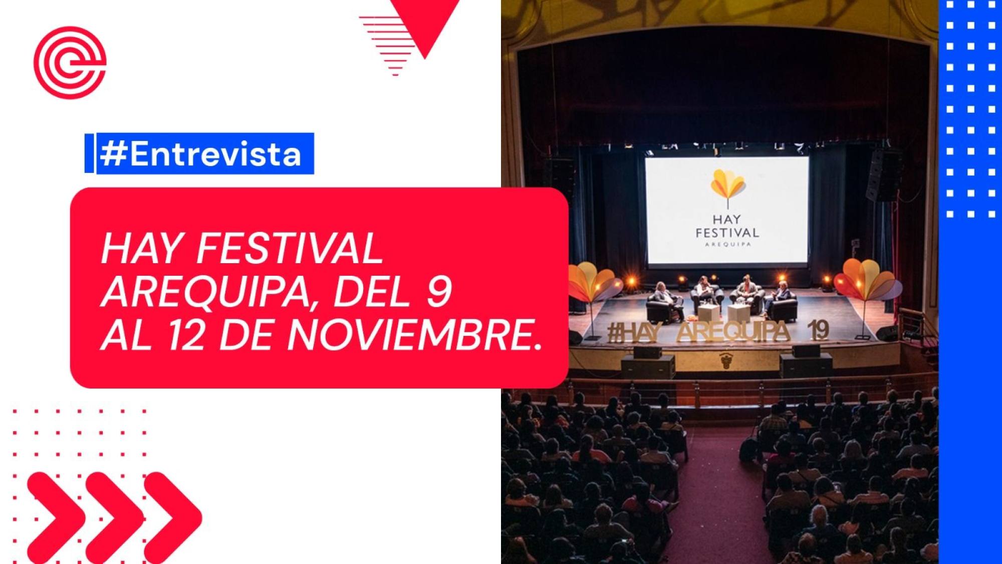 Hay Festival Arequipa: del 9 al 12 de noviembre, Epicentro TV