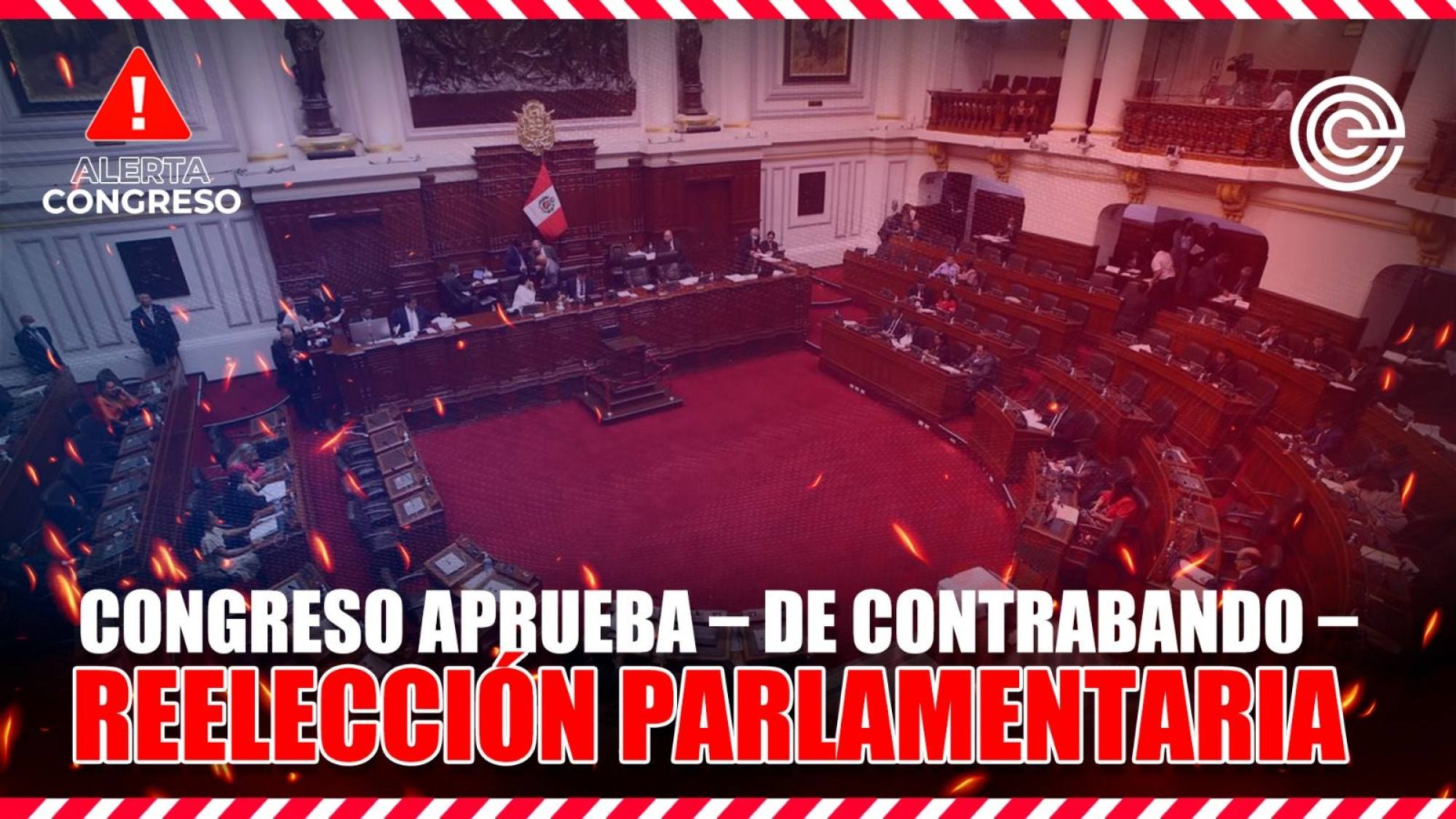 Congreso aprueba – de contrabando – reelección parlamentaria, Epicentro TV