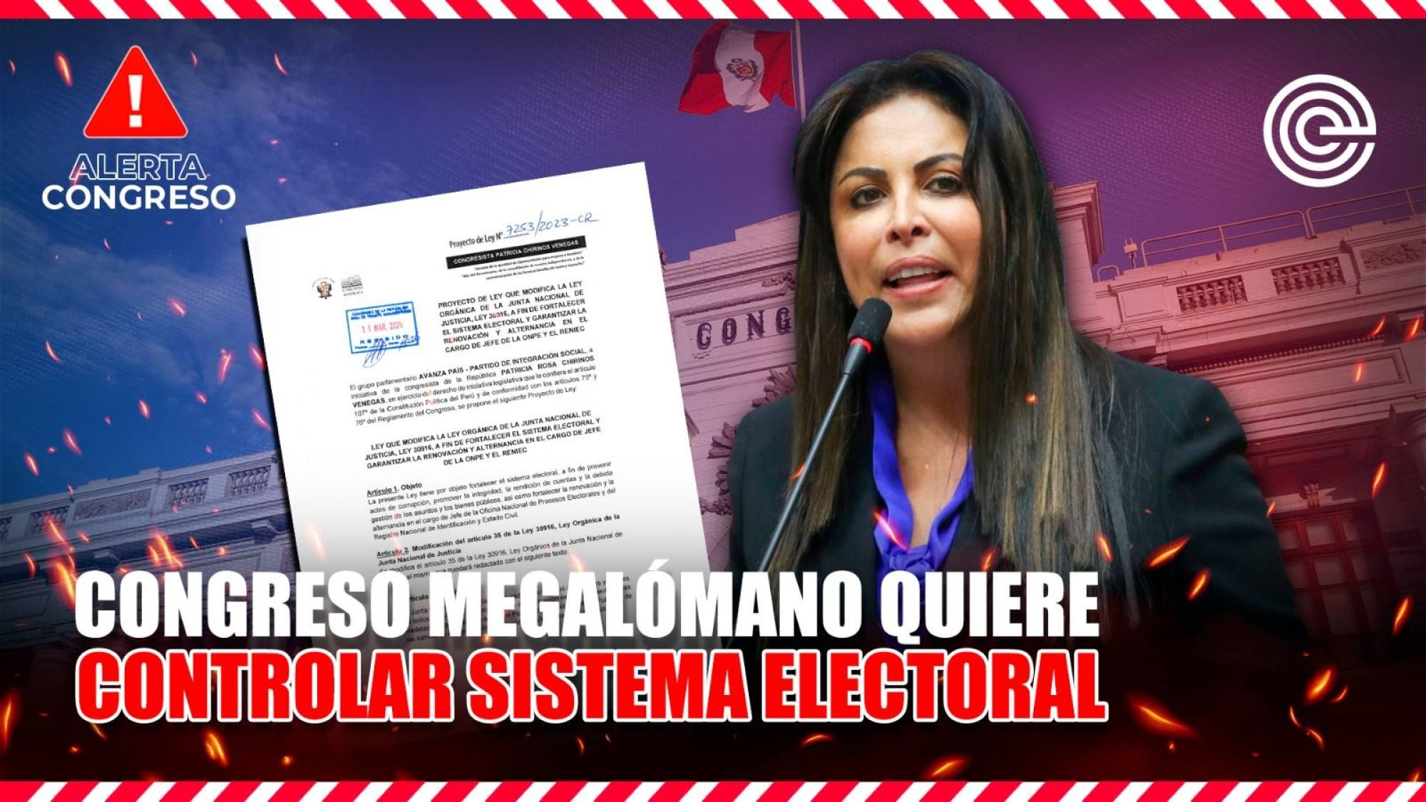 Congreso megalómano quiere controlar sistema electoral, Epicentro TV