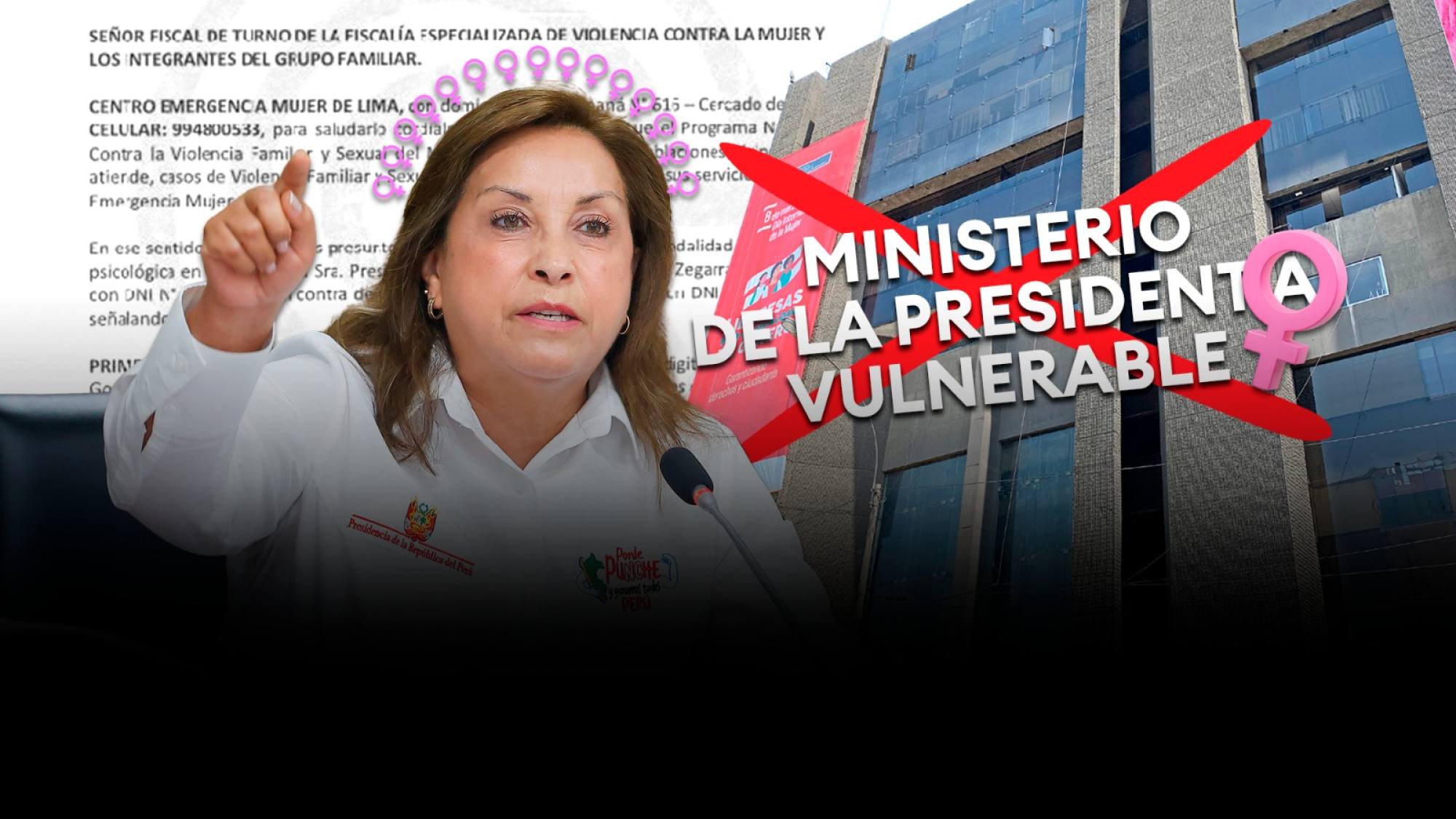 Ministerio de la Mujer y Presidenta Vulnerable , Epicentro TV