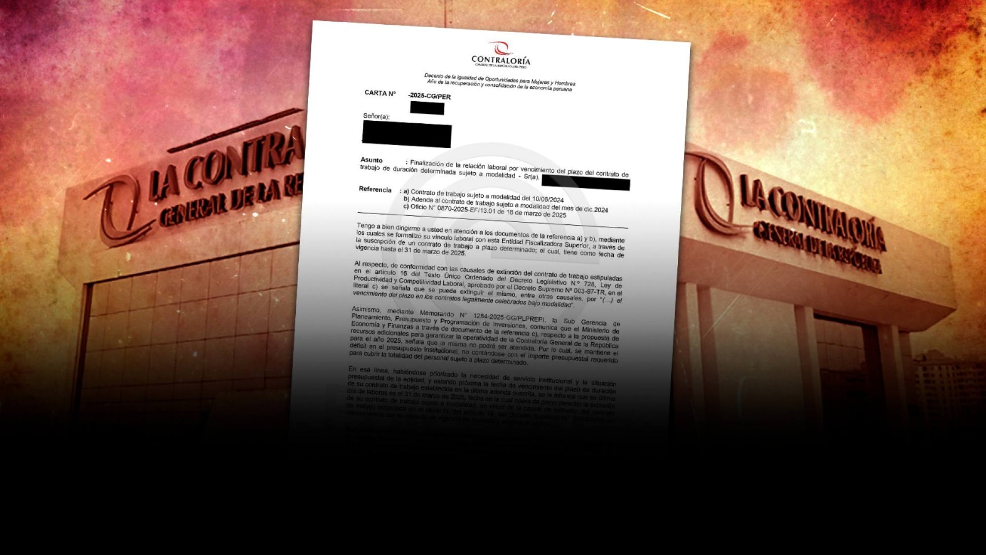 Crisis en la Contraloría: empieza cese de auditores, Epicentro Tv