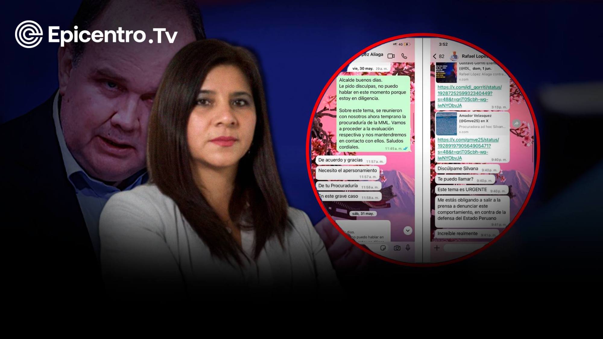 Silvana Carrión denuncia presiones de Rafael López Aliaga para apartarla del caso Lava Jato, Foto: Epicentro TV