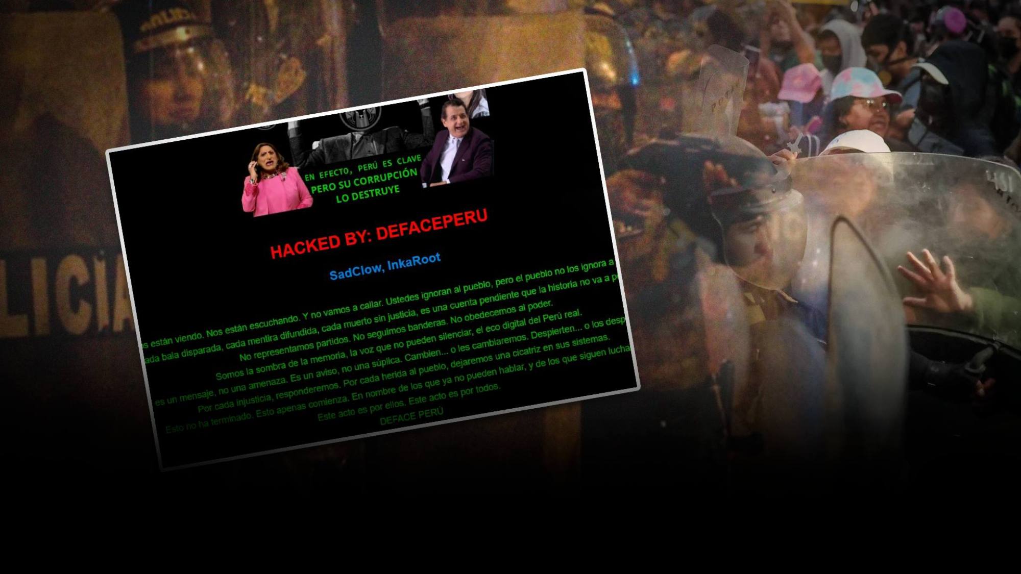 Represión policial | cambios de Tomas Gálvez en Fiscalía | Hackean El Peruano, Epicentro TV