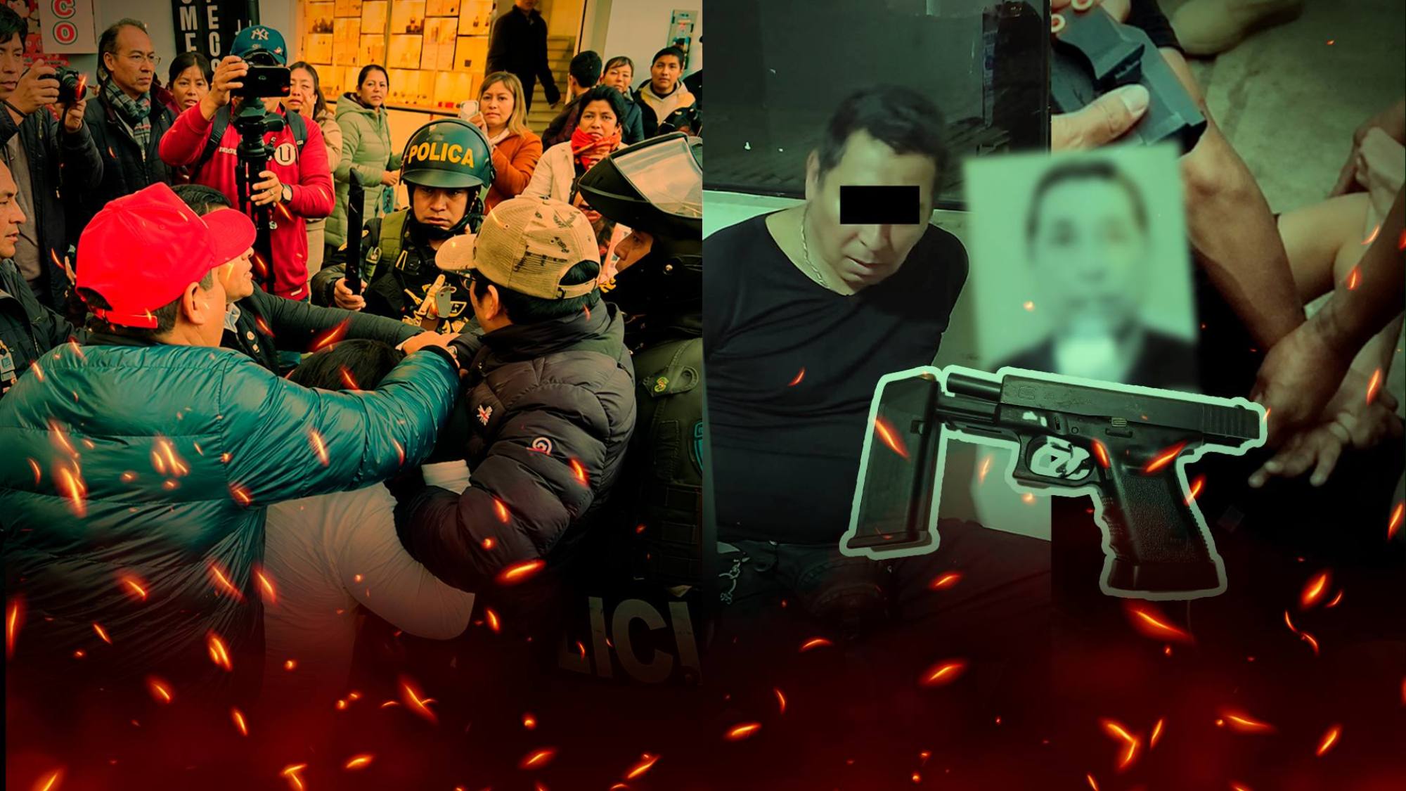 Incidentes en mitin de Keiko en Huancayo | Detienen a hombre armado en mitin de Sánchez, Epicentro Tv