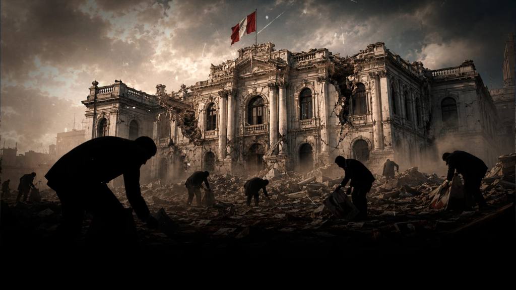 Removiendo los escombros