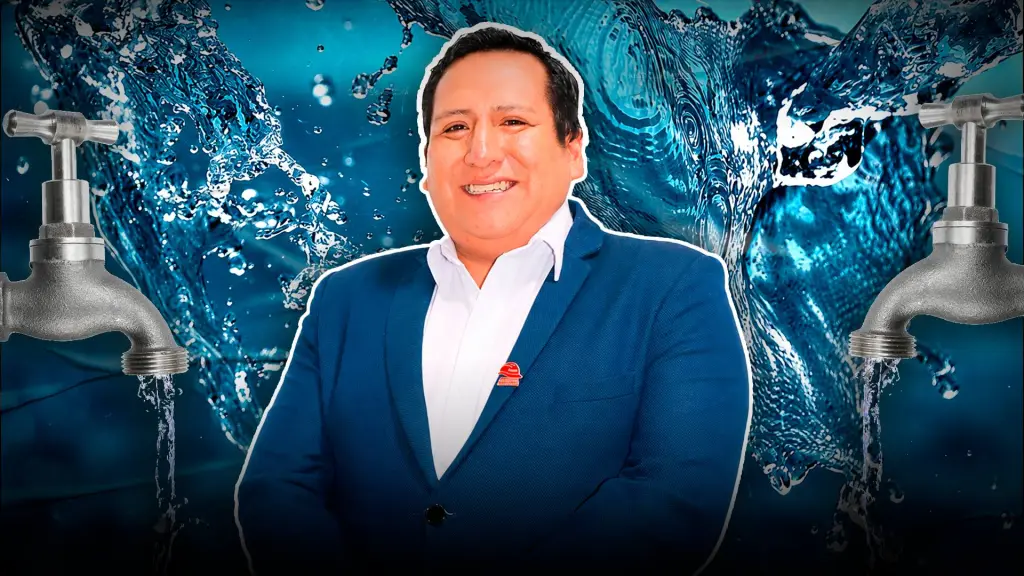 El congresista Bladimir Sonco roba agua ,Epicentro Tv